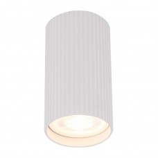 Σποτ Στρογγυλό Οροφής 10cm Σταθερό με ντουί GU10 Λευκό TUNE 10023